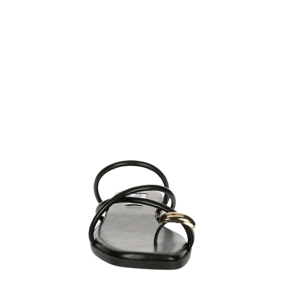 Steve Madden Black and Gold Strappy Sandals - Picture 4 of 6